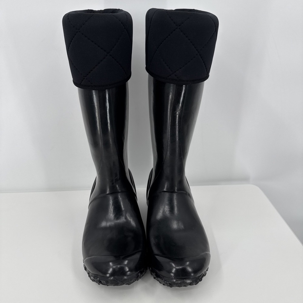 Bogs Black Quilted Rain Boots - Picture 4 of 11